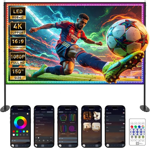 150 inch projector screen - 150,